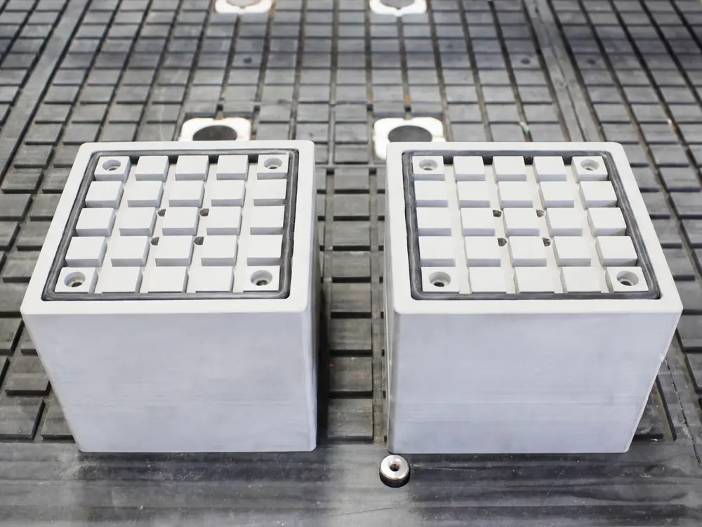 Vacuum cups for increase the height of boards