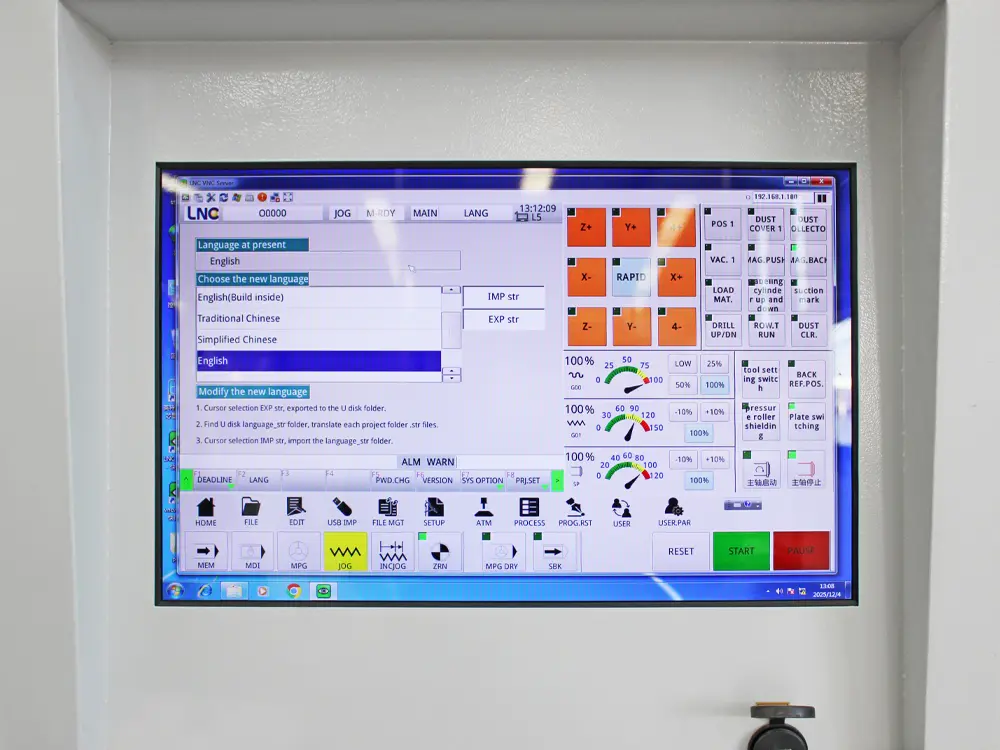 LNC (Taiwan) CNC system