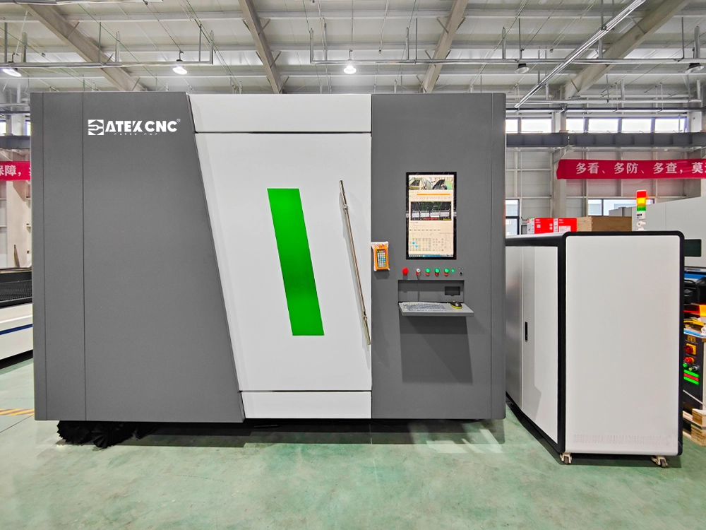 Top 2040 Enclosed Fiber Laser Cutting Machine with  Dual-Shuttle Table