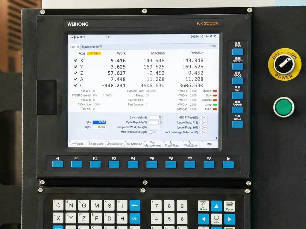 Trunnion-Type 5-Axis Metal Milling Machine