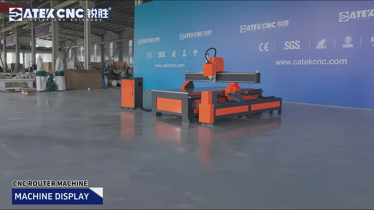 CNC Wood Router with Rotary 4th Axis and Turning Tools