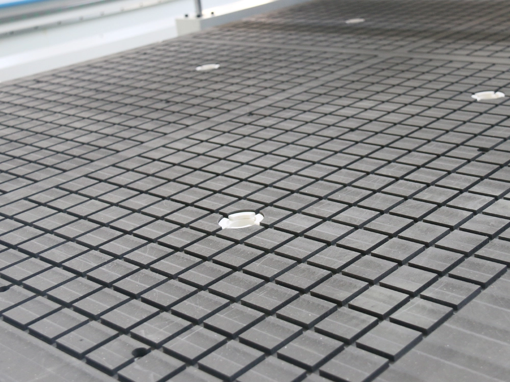 Vacuum adsorption table for CNC wood router