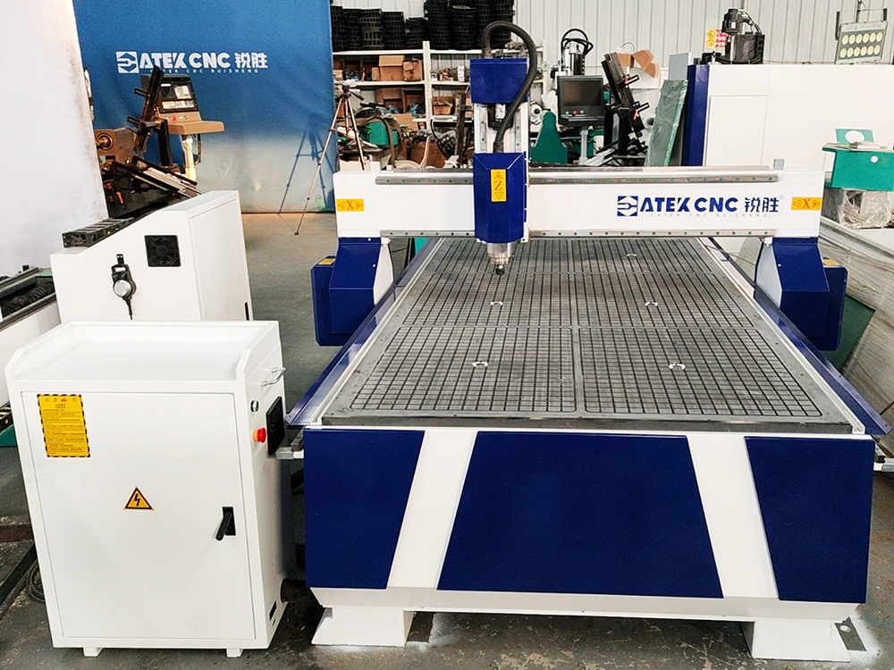 CNC wood router with vacuum adsorption workbench