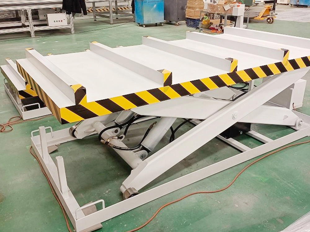 Automatic loading platform for CNC router