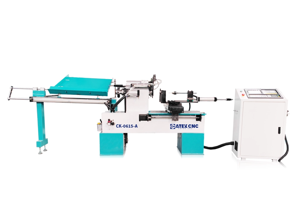 Mini CNC woodturning machine for facing