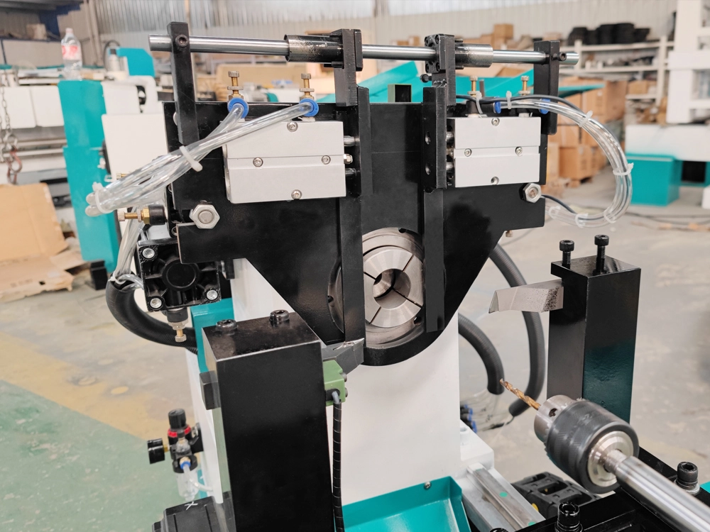The pneumatic collet of mini CNC wood lathe