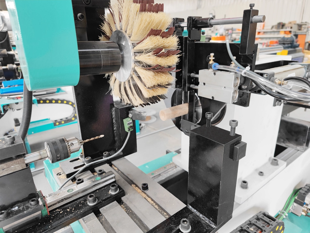 The Sanding wheel of mini CNC wood lathe