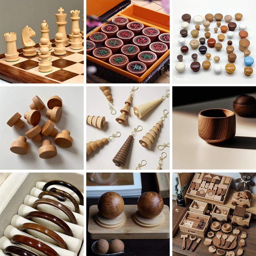 Mini crafts wood lathe can process international chess, Chinese chess, drawer handles, pendants, wooden cups, wooden bracelets, wooden balls, toys, etc.