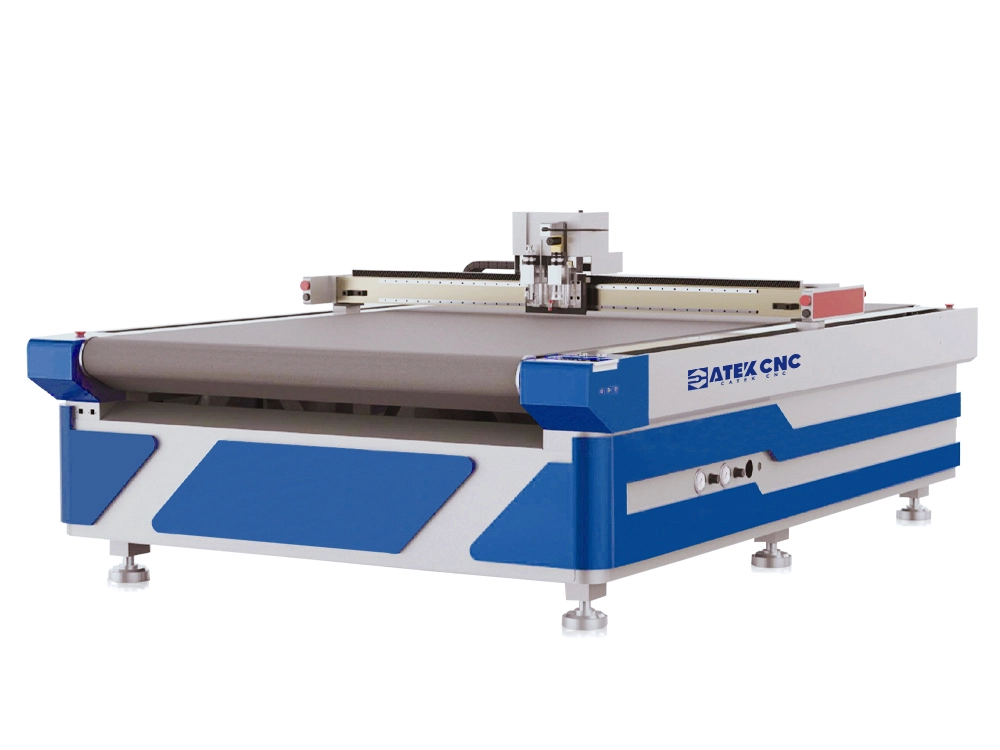 Oscillating knife cutter for cutting flexible materials