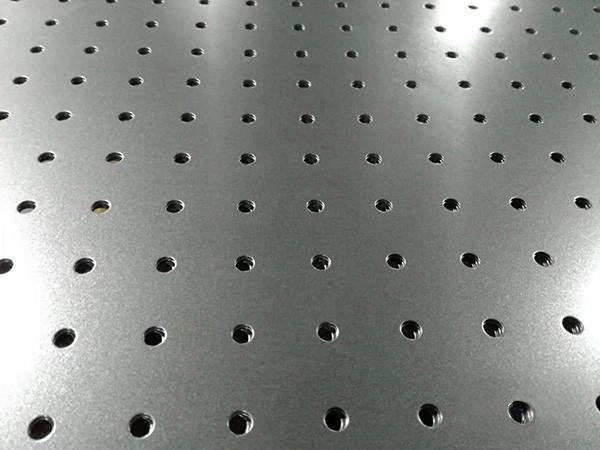 Aluminum honeycomb vacuum workbench