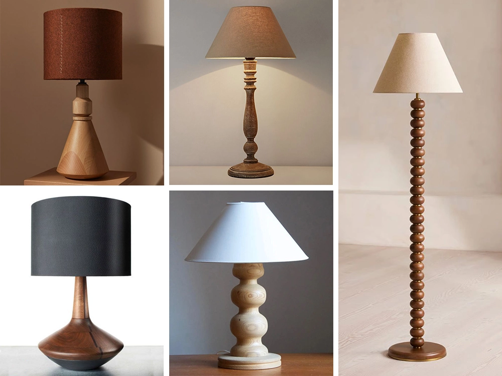 Double-knife automatic loading and unloading CNC lathe can process floor lamps and table lamps