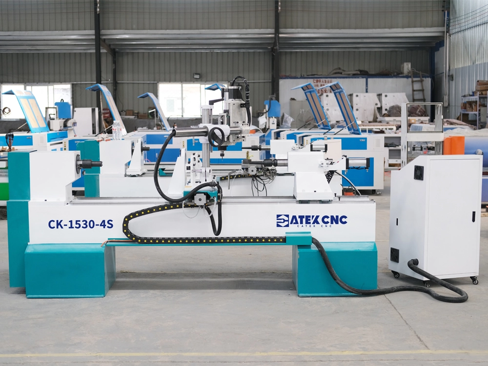 Four-axis linkage CNC wood sculpting machine