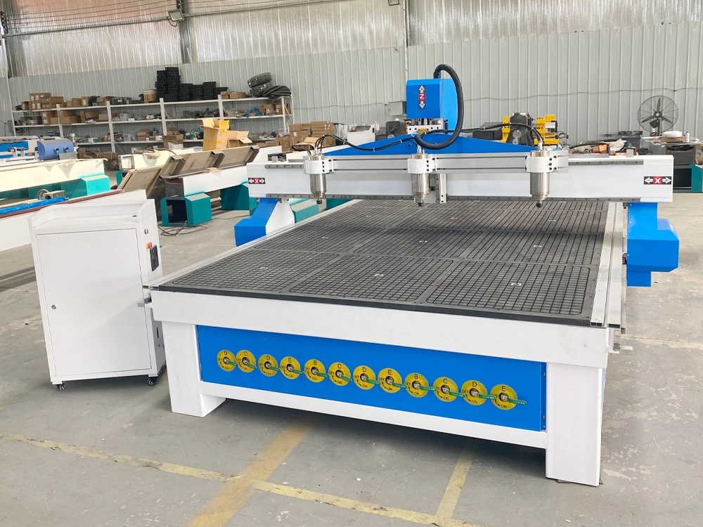 Optional vacuum adsorption workbench for multi-station CNC router