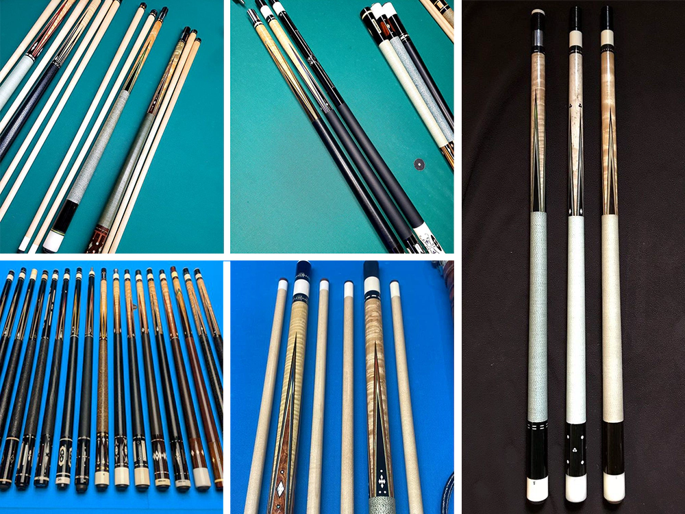 The CK-1510-2A lathe can process pool cues