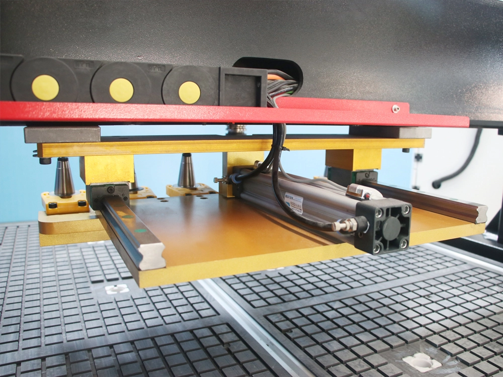 Ejector cylinder for linear tool changer