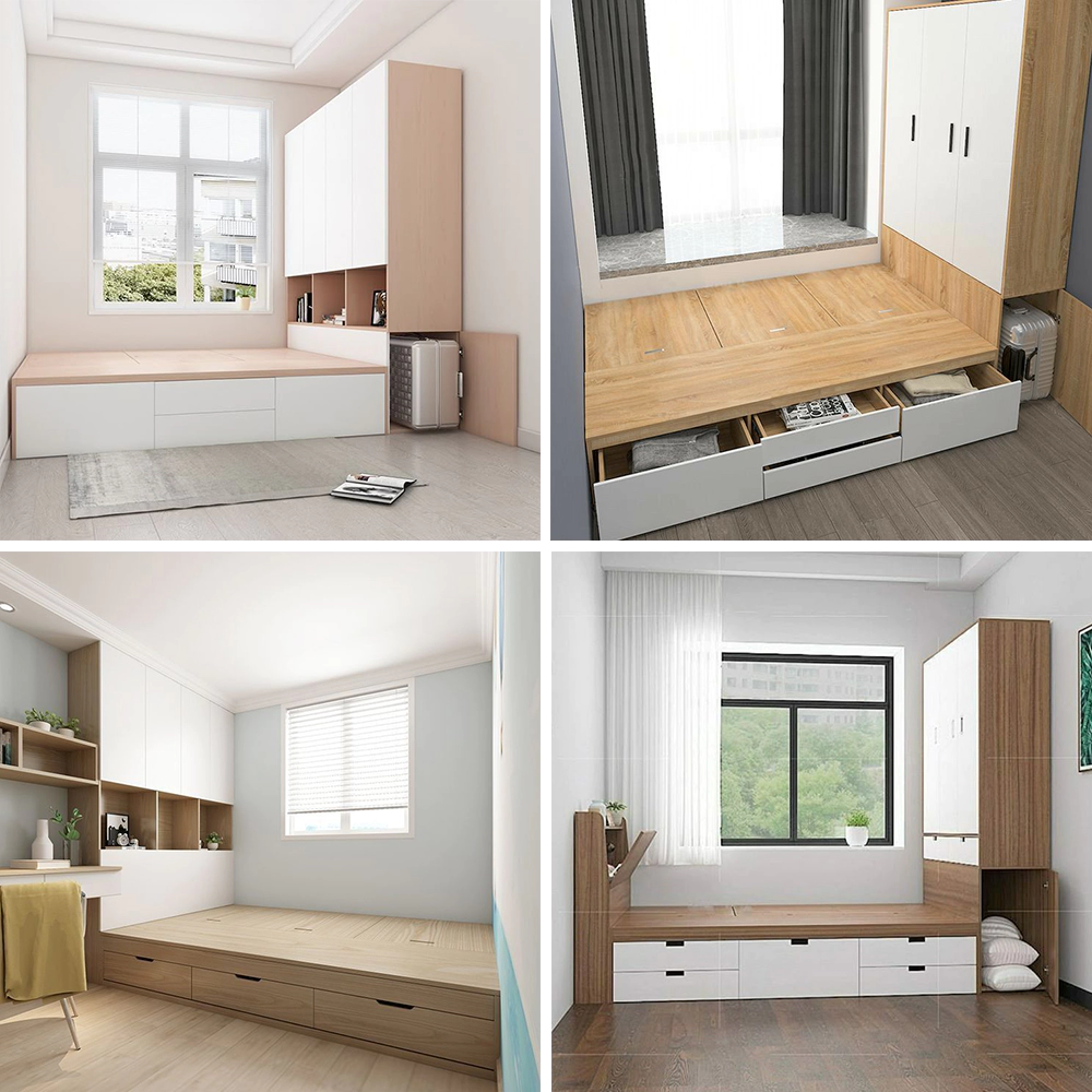 The CNC ATC router with automatic loading and unloading can process tatami bed