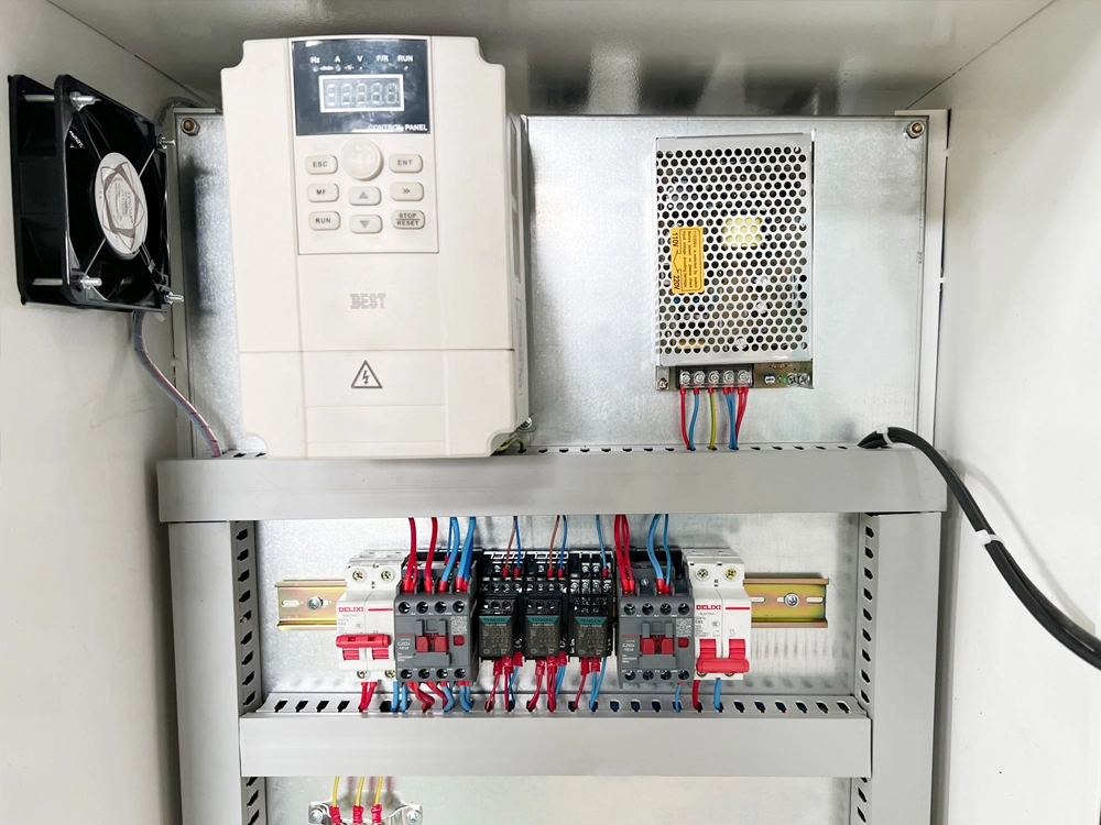 Independent control machine, high power inverter, servo motor driver for CNC router with oscillating knife