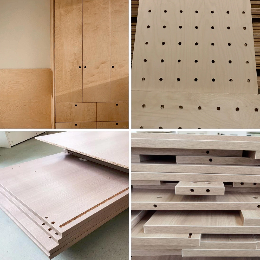 CNC router with drill bank can be used for drilling holes in all kinds of panel furniture