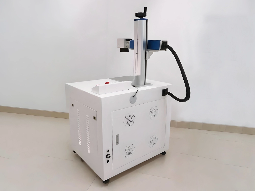 Rear right view of cabinet laser marking machine