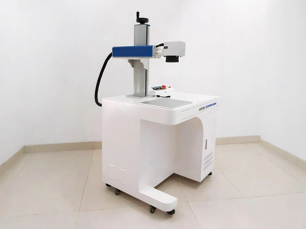 Front right view of cabinet laser marking machine