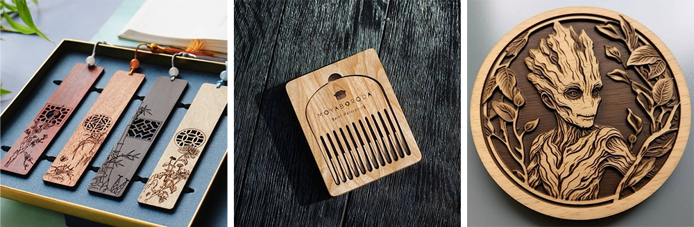 CO2 laser cutter can cut and engraving out bamboo and wood CO2 laser cutter can cut and engraving out bamboo and wood