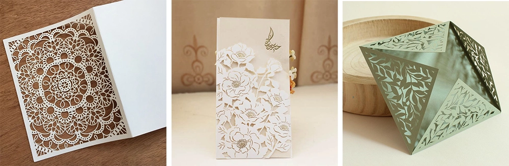 CO2 laser cutter can cut and hollowing out paper CO2 laser cutter can cut and hollowing out paper