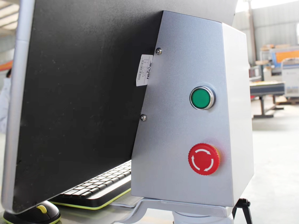 The USB interface and button on the on monitor stand