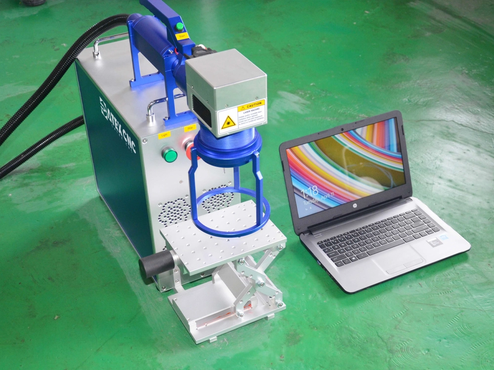 Split handheld fiber laser marking machine