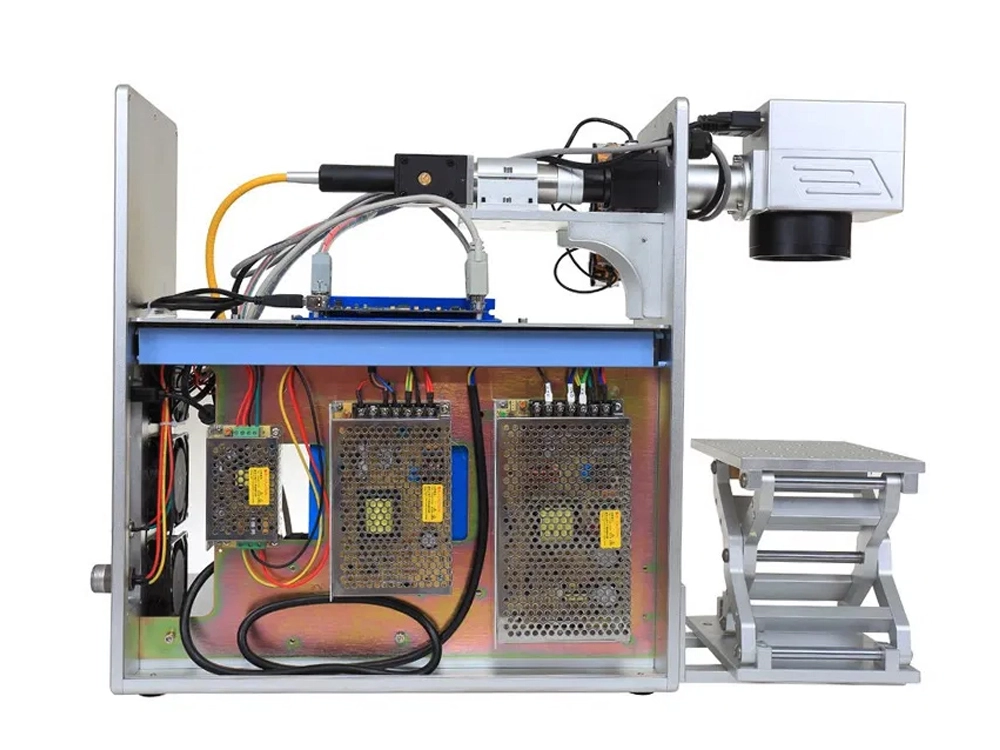 Left view internal structure of the machine