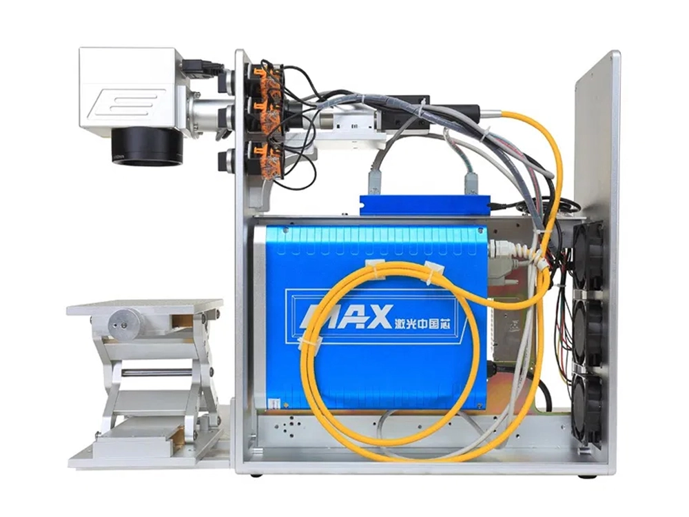Right view internal structure of the machine