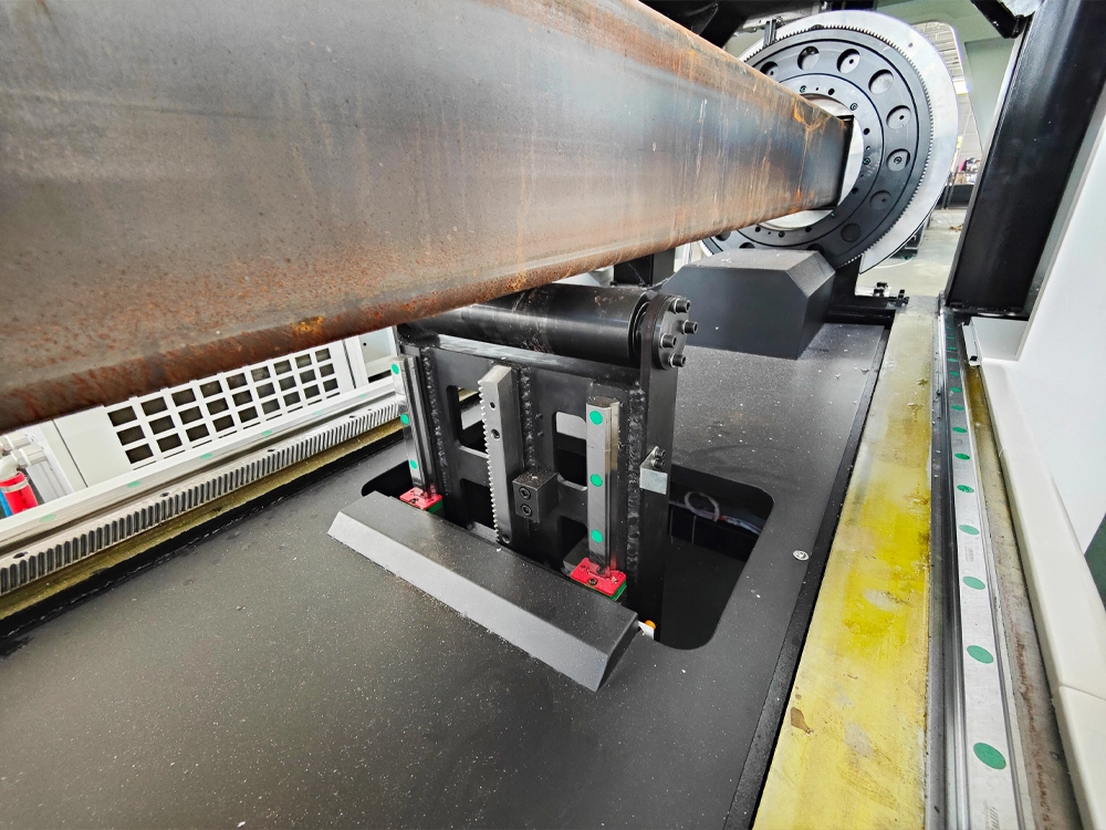 "I" type pipe floating supporter for square and rectangle metal tube