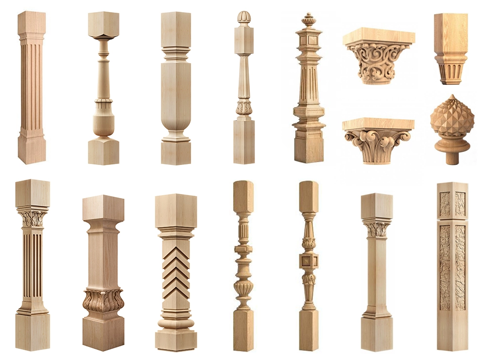 Some processing cases of four-axis CNC woodworking lathe