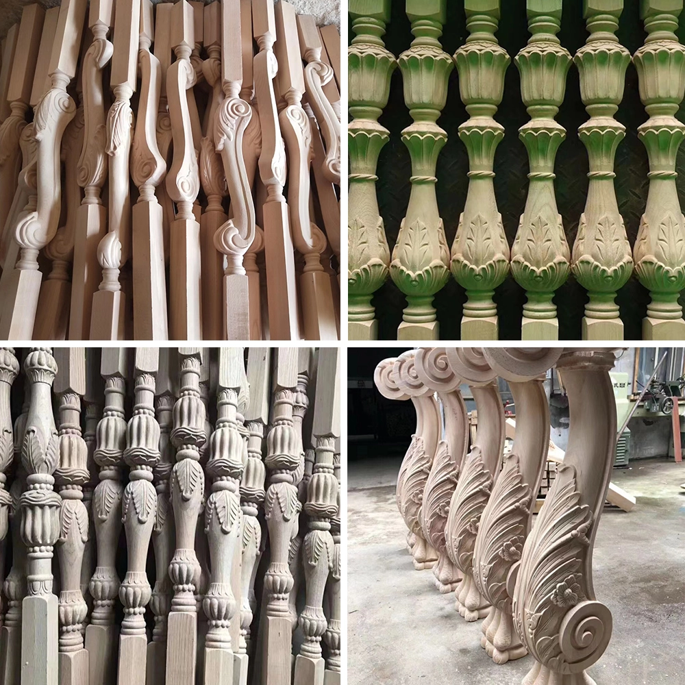 Product samples of 3-in-1 CNC wood lathe