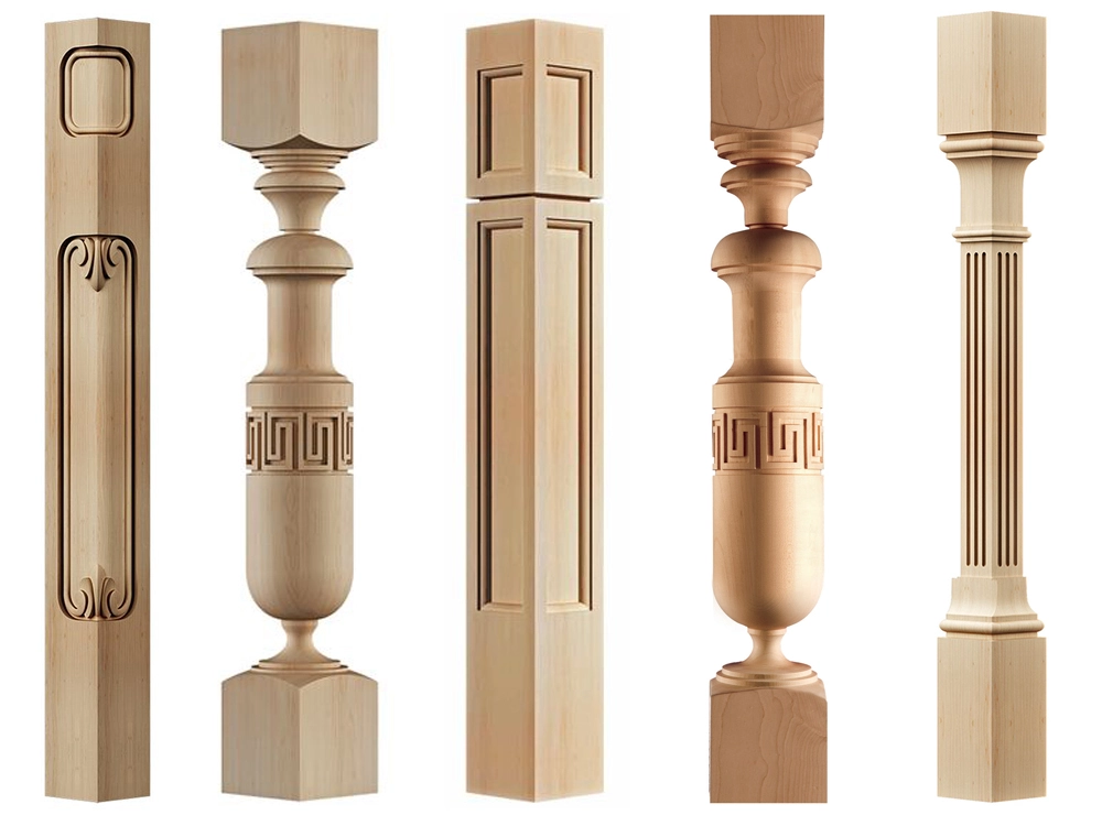 Stair railings and stair newel posts