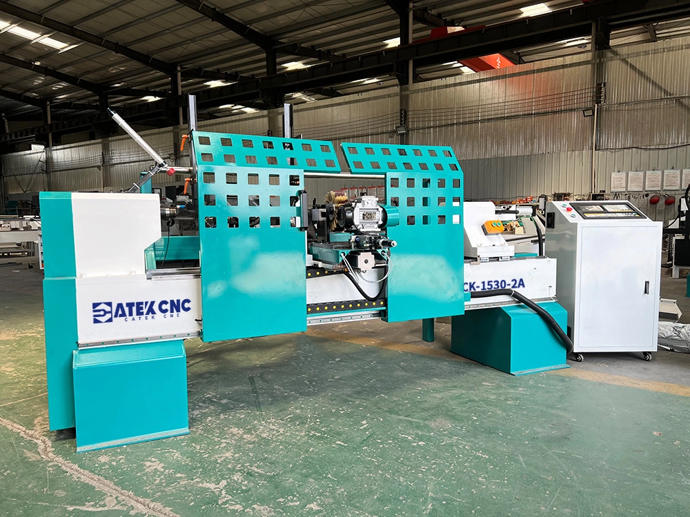 A half-enclosed protective with CNC wood lathe