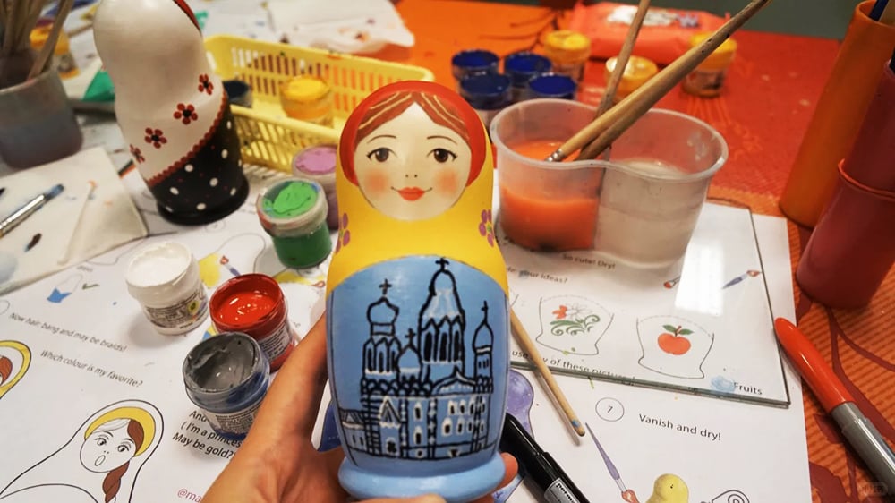 Matryoshka Doll Painting