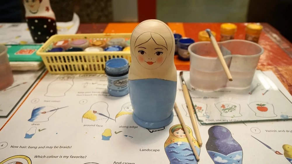 Matryoshka Doll Painting