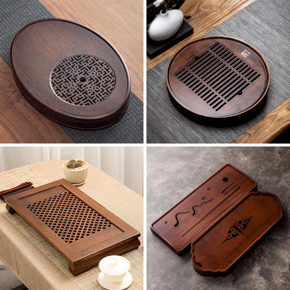 The multi-head CNC router can proces wooden tea trays