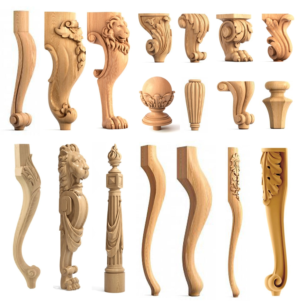 8-in-1 multifunctional 1530 CNC lathe for processing various furniture legs machining