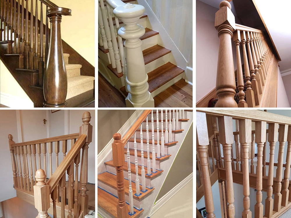 Three-station 1510 CNC lathe can batch process stair columns