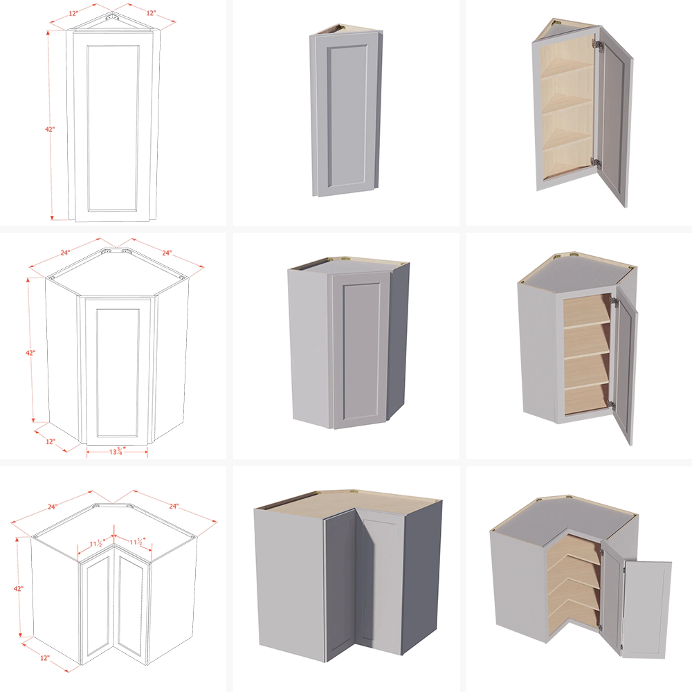 4x8ft double-workbench CNC router can process various wall corner cabinets