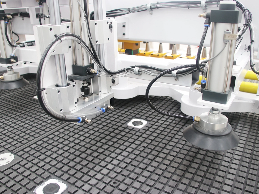 Two suction cups for 7x10ft ATC CNC router with automatic loading and unloading