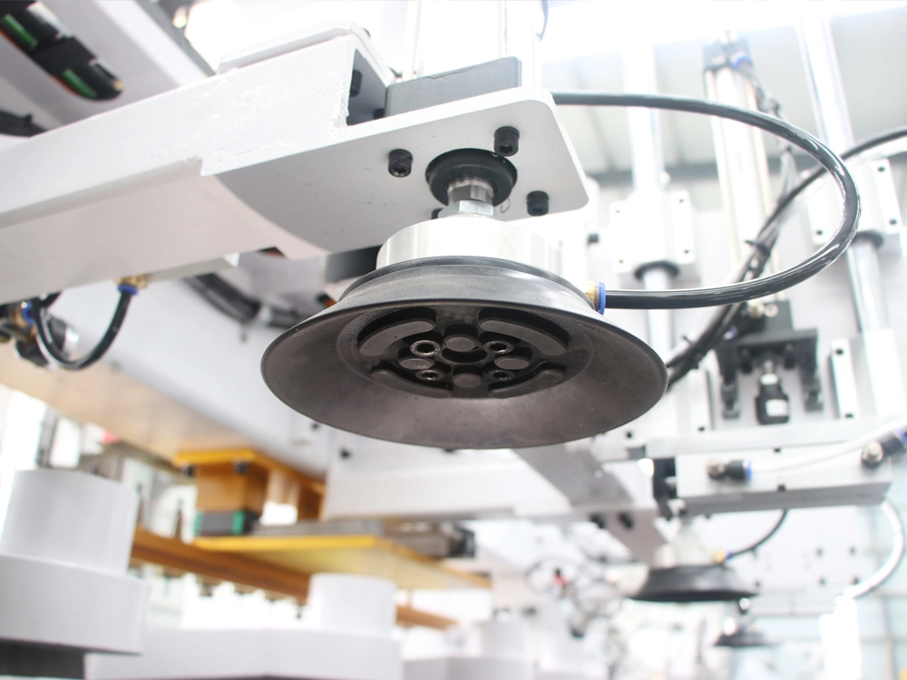 Close-up of suction cup for 7x10ft ATC CNC router with automatic loading and unloading