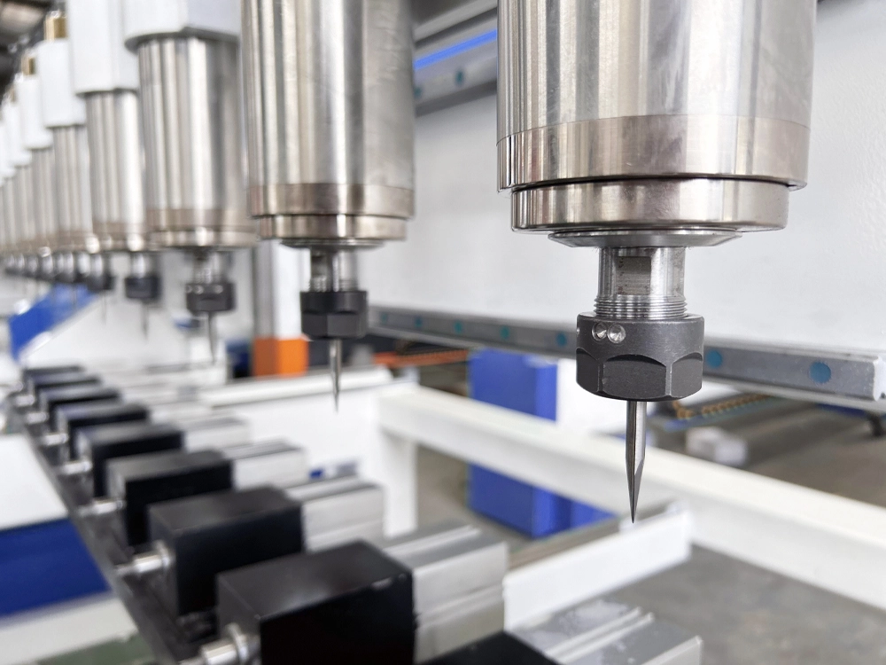 Water-cooled engraving spindle of 3D wood sculpting machine