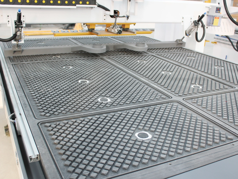 9-zone vacuum adsorption work workbench