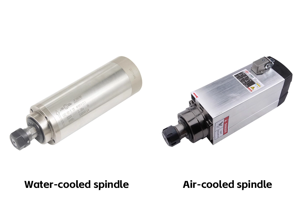 Air-cooled spindle or water-cooled spindle is optional