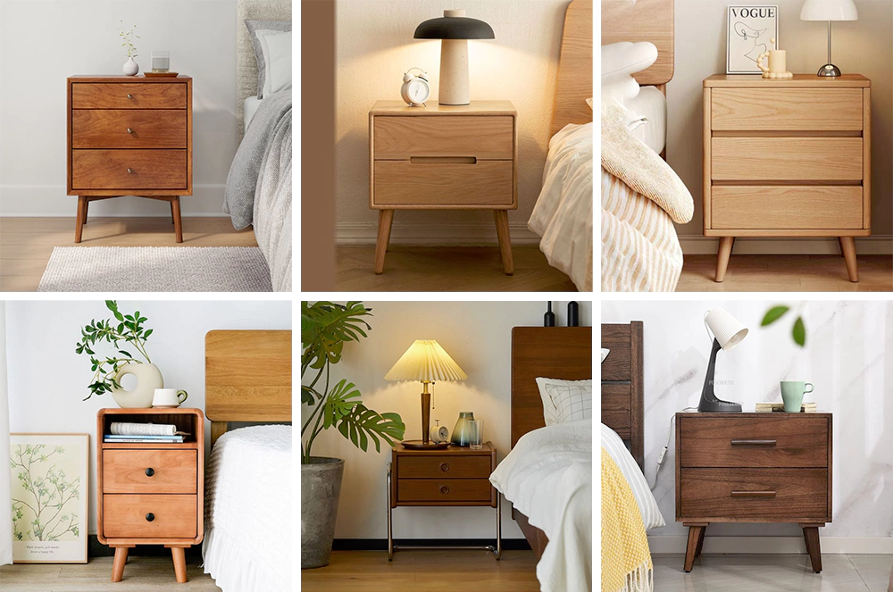 4*8 CNC router with four switchable spindle can process various bedside tables