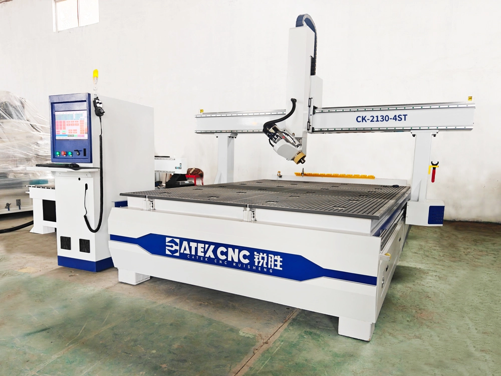 7'x10' four-axis linear ATC CNC router 7'x10' four-axis linear ATC CNC router