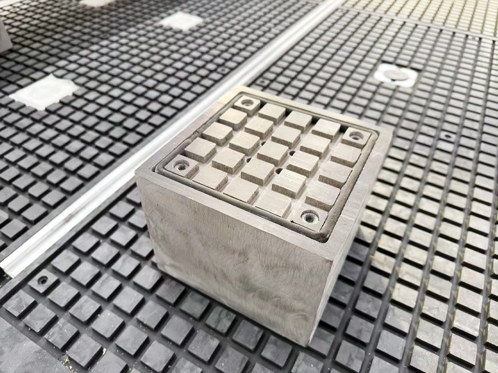 Adsorption heightening suction block for of 7'x10' four-axis linear ATC CNC router