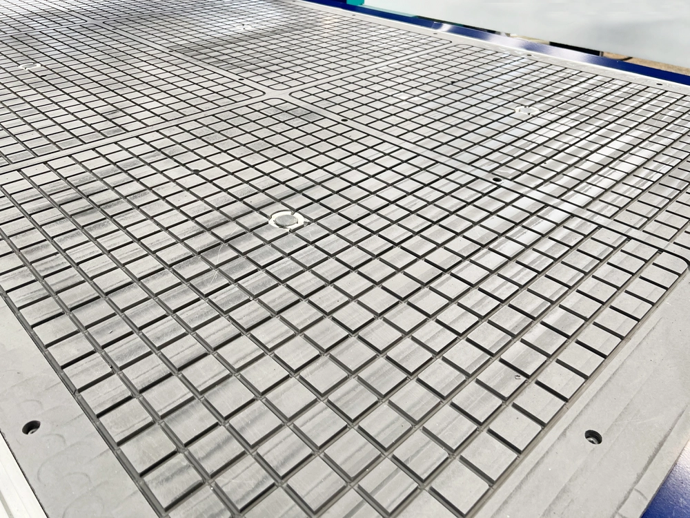 Vacuum adsorption workbench of 5x10ft CNC router with vacuum adsorption workbench
